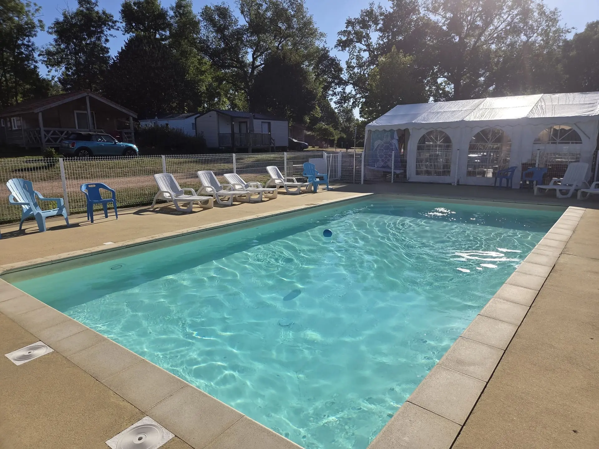 piscine camping des papillons