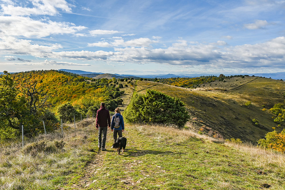 randonnee couple auvergne